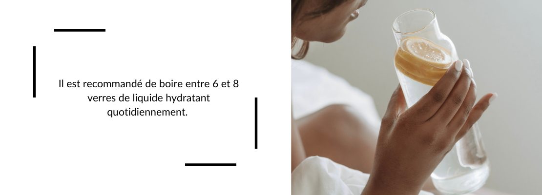 Recommandations quantité d'eau par jour